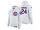 Men's Hoodie Chicago Cubs Craig Kimbrel Nike White Home Hoodie