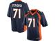 Men's Limited Donald Stephenson Navy Blue Jersey Alternate #71 NFL Denver Broncos Nike