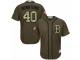 Men's Majestic Boston Red Sox #40 Andrew Benintendi Green Salute to Service MLB Jersey