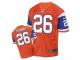 Men's Nike Denver Broncos #26 Darian Stewart Elite Orange Throwback NFL Jersey