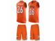 Men's Nike Denver Broncos #26 Darian Stewart Orange Tank Top Suit NFL Jersey