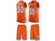 Men's Nike Denver Broncos #30 Terrell Davis Limited Orange Tank Top Suit NFL Jersey