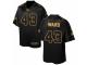 Men's Nike Denver Broncos #43 T.J. Ward Elite Black Pro Line Gold Collection NFL Jersey