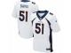 Men's Nike Denver Broncos #51 Todd Davis Elite White NFL Jersey