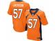 Men's Nike Denver Broncos #57 Tom Jackson Elite Orange Team Color NFL Jersey