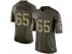 Men's Nike Denver Broncos #65 Louis Vasquez Limited Green Salute to Service NFL Jersey