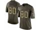 Men's Nike Denver Broncos #80 Vernon Davis Limited Green Salute to Service NFL Jersey