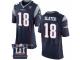 Men's Nike New England Patriots #18 Matthew Slater Elite Navy Blue Team Color Super Bowl LI Champions NFL Jersey