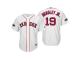 Men's Red Sox 2018 Postseason Home White Jackie Bradley Jr. Cool Base Jersey