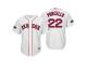 Men's Red Sox 2018 Postseason Home White Rick Porcello Cool Base Jersey