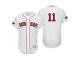 Men's Red Sox 2018 Postseason White Rafael Devers Flex Base Home Jersey