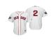 Men's Red Sox 2018 World Series Majestic White Xander Bogaerts Cool Base Player Number Jersey
