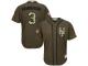 Mets #3 Curtis Granderson Green Salute to Service Stitched Baseball Jersey