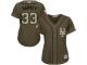 Mets #33 Matt Harvey Green Salute to Service Women Stitched Baseball Jersey