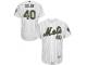 Mets #40 Bartolo Colon White (Blue Strip) Flexbase Authentic Collection 2016 Memorial Day Stitched Baseball Jersey
