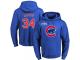 MLB Men Chicago Cubs #34 Jon Lester Royal Team Color Primary Logo Pullover Hoodie