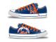 MLB Men/Women New York Mets #20 Neil Walker Royal Hand Painted Unisex Low-Top Canvas Shoes