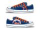 MLB Men/Women New York Mets #7 Jose Reyes Royal Hand Painted Unisex Low-Top Canvas Shoes
