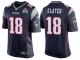 NEW ENGLAND PATRIOTS #18 MATTHEW SLATER NAVY SUPER BOWL LII BOUND GAME JERSEY