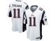 New England Patriots Julian Edelman Youth Road Jersey - White Nike NFL #11 Game