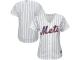 New York Mets Majestic Women's Plus Size Cool Base Team Jersey - White Royal