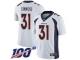 Nike Broncos #31 Justin Simmons White Men's Stitched NFL 100th Season Vapor Limited Jersey