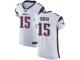 Nike Elite Chris Hogan White Men's Jersey - New England Patriots #15 NFL Vapor Untouchable Road