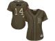 Red Sox #14 Jim Rice Green Salute to Service Women Stitched Baseball Jersey
