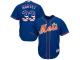Royal Blue Matt Harvey Men #33 Majestic MLB New York Mets USA Flag Fashion Jersey