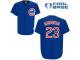 Royal Blue Ryne Sandberg Men #23 Majestic MLB Chicago Cubs Cool Base Alternate Jersey