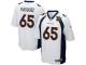 Super Bowl 50 Men Nike NFL Denver Broncos #65 Louis Vasquez Road White Game Jersey