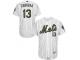 White Asdrubal Cabrera Men #13 Majestic MLB New York Mets 2016 Memorial Day Fashion Flex Base Jersey