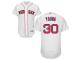 White Chris Young Men #30 Majestic MLB Boston Red Sox Flexbase Collection Jersey