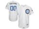 White Customized Men Majestic MLB Chicago Cubs 2016 Father Day Fashion Flex Base Jersey