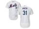 White Mike Piazza Men #31 Majestic MLB New York Mets Flexbase Collection Jersey