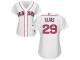 White Roenis Elias Women #29 Majestic MLB Boston Red Sox 2016 New Cool Base Jersey