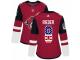 Women Adidas Arizona Coyotes #8 Tobias Rieder Red USA Flag Fashion NHL Jersey