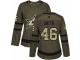 Women Adidas Dallas Stars #46 Gemel Smith Green Salute to Service NHL Jersey