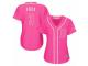 Women Majestic Boston Red Sox #3 Jimmie Foxx Pink Fashion MLB Jersey