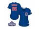 Women Majestic Chicago Cubs #56 Hector Rondon Authentic Royal Blue Alternate 2016 World Series Champions Cool Base MLB Jersey