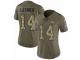 Women Nike Denver Broncos #14 Cody Latimer Limited Olive/Camo 2017 Salute to Service NFL Jersey