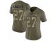 Women Nike Denver Broncos #27 Brendan Langley Limited Olive/Camo 2017 Salute to Service NFL Jersey