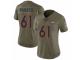 Women Nike Denver Broncos #61 Matt Paradis Limited Olive 2017 Salute to Service NFL Jersey