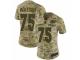 Women Nike Denver Broncos #75 Menelik Watson Limited Camo 2018 Salute to Service NFL Jersey