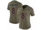 Women Nike Denver Broncos #8 Brandon McManus Limited Olive 2017 Salute to Service NFL Jersey