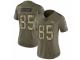 Women Nike Denver Broncos #85 Virgil Green Limited Olive/Camo 2017 Salute to Service NFL Jersey