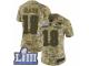 Women Nike New England Patriots #18 Matthew Slater Limited Camo 2018 Salute to Service Super Bowl LIII Bound NFL Jersey