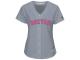 Women's Boston Red Sox Majestic Gray Fashion 2016 Mother's Day Cool Base Replica Team Jersey