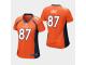 Women's Broncos #87 Noah Fant 2019 NFL Draft Game Jersey - Orange