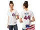 Women's Chicago Cubs Anthony Rizzo #44 White 2016 Independence Day Stars & Stripes Cool Base Jersey